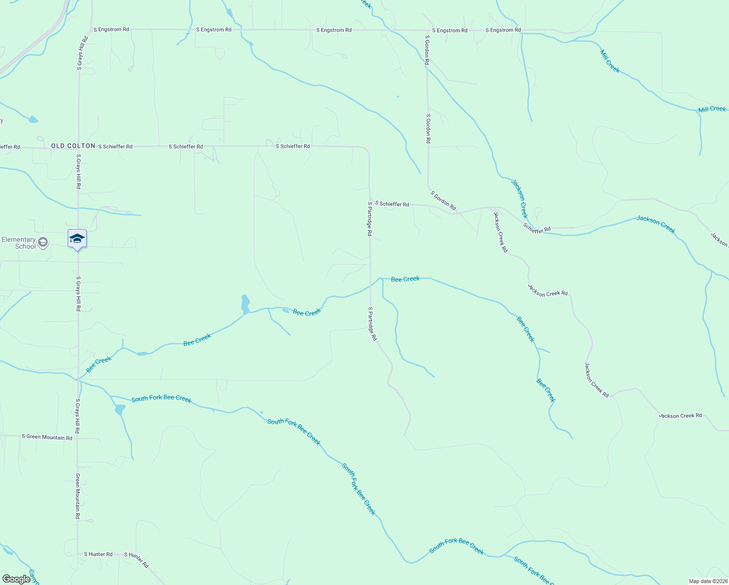 map of restaurants, bars, coffee shops, grocery stores, and more near 30641 South Partridge Road in Colton