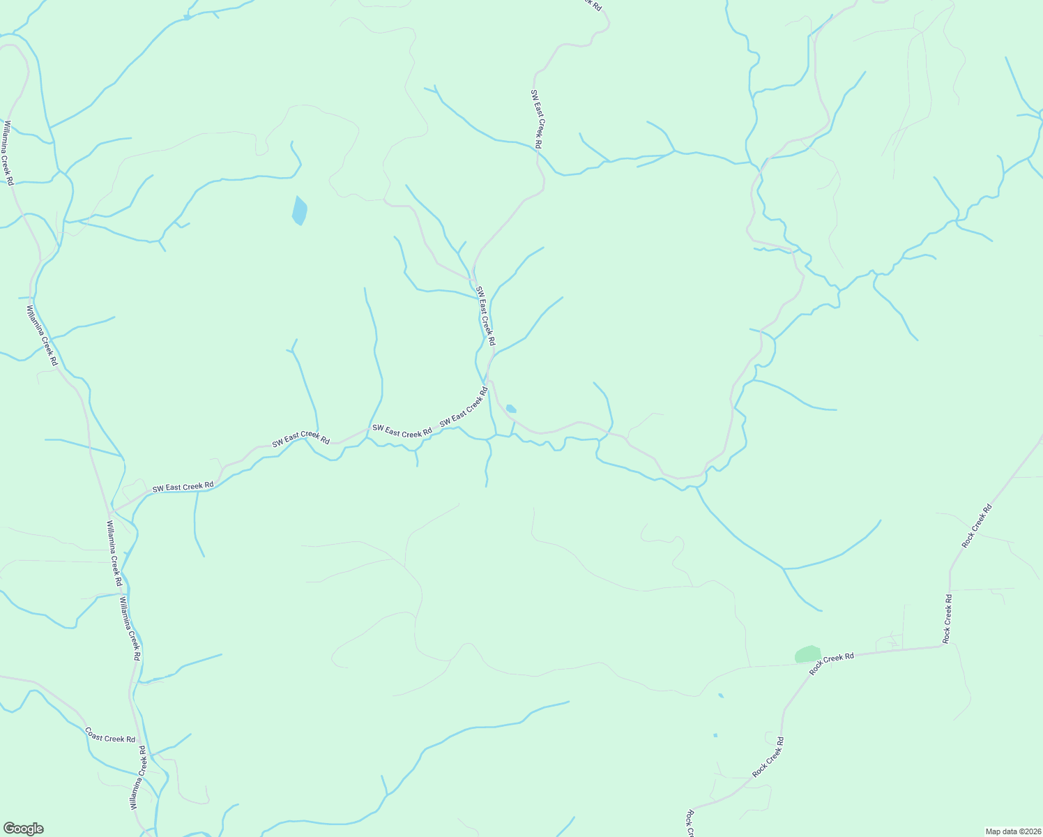 map of restaurants, bars, coffee shops, grocery stores, and more near 12251 Southwest East Creek Road in Willamina