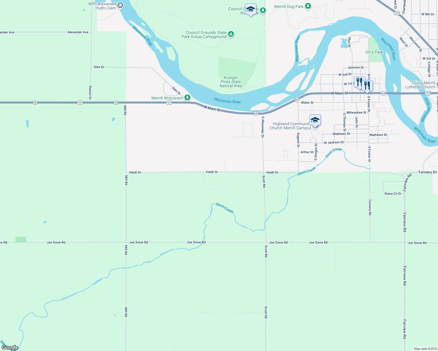 Heldt Street, Merrill WI Walk Score