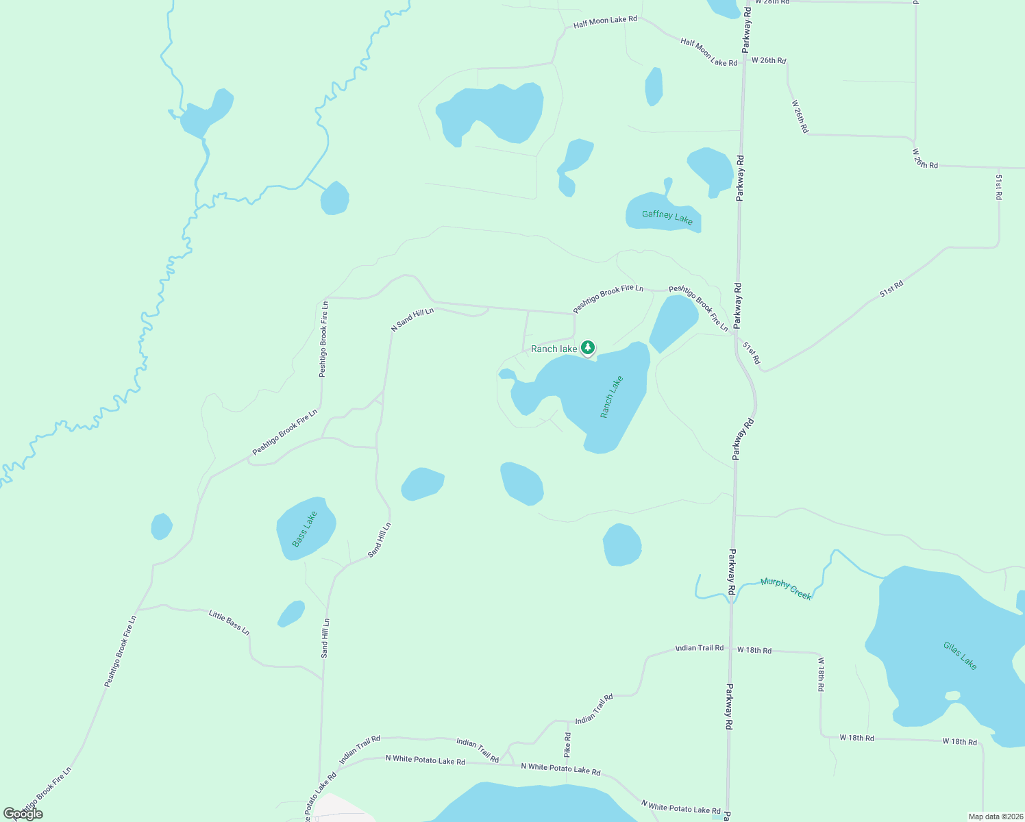 map of restaurants, bars, coffee shops, grocery stores, and more near 13820 Ranch Lake Drive in Pound