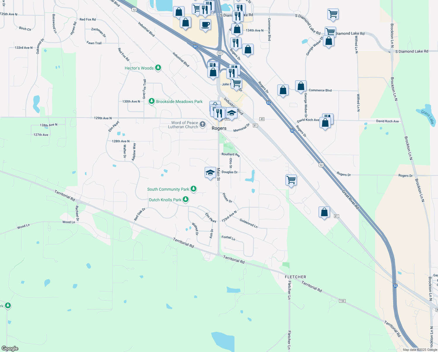 12585 Main Street, Rogers MN Walk Score