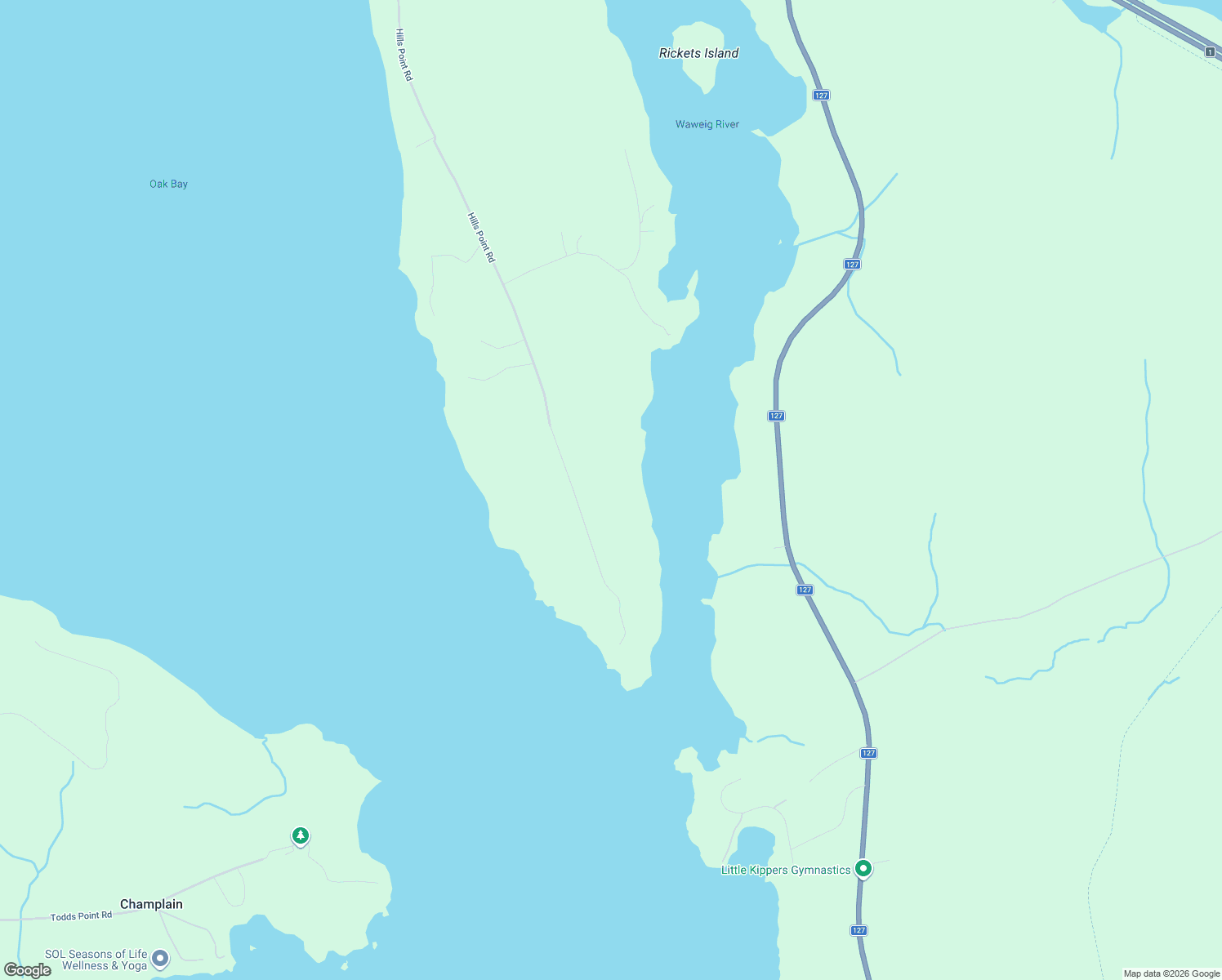 map of restaurants, bars, coffee shops, grocery stores, and more near 369 Hills Point Road in Oak Bay