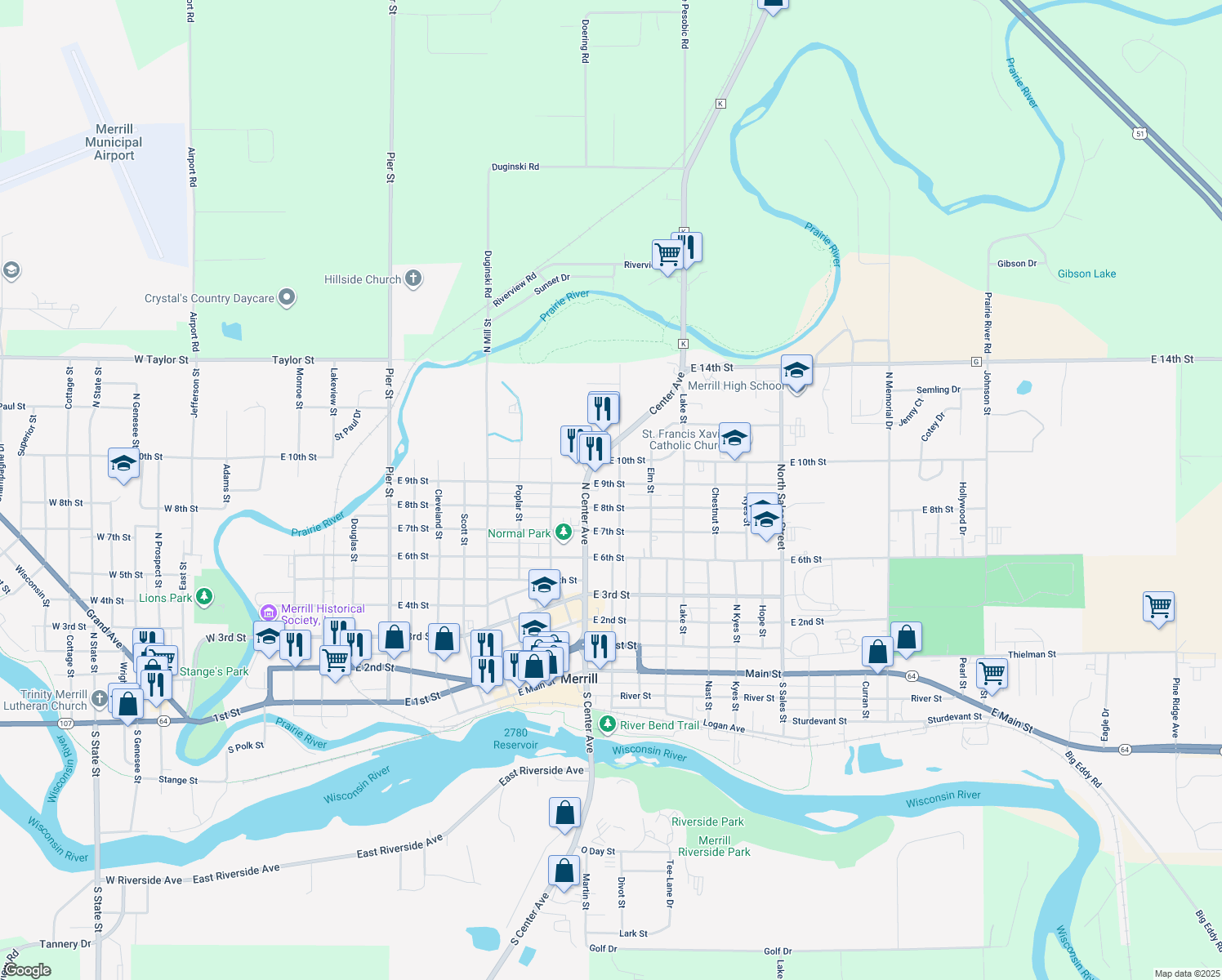 1211 East 9th Street, Merrill WI Walk Score