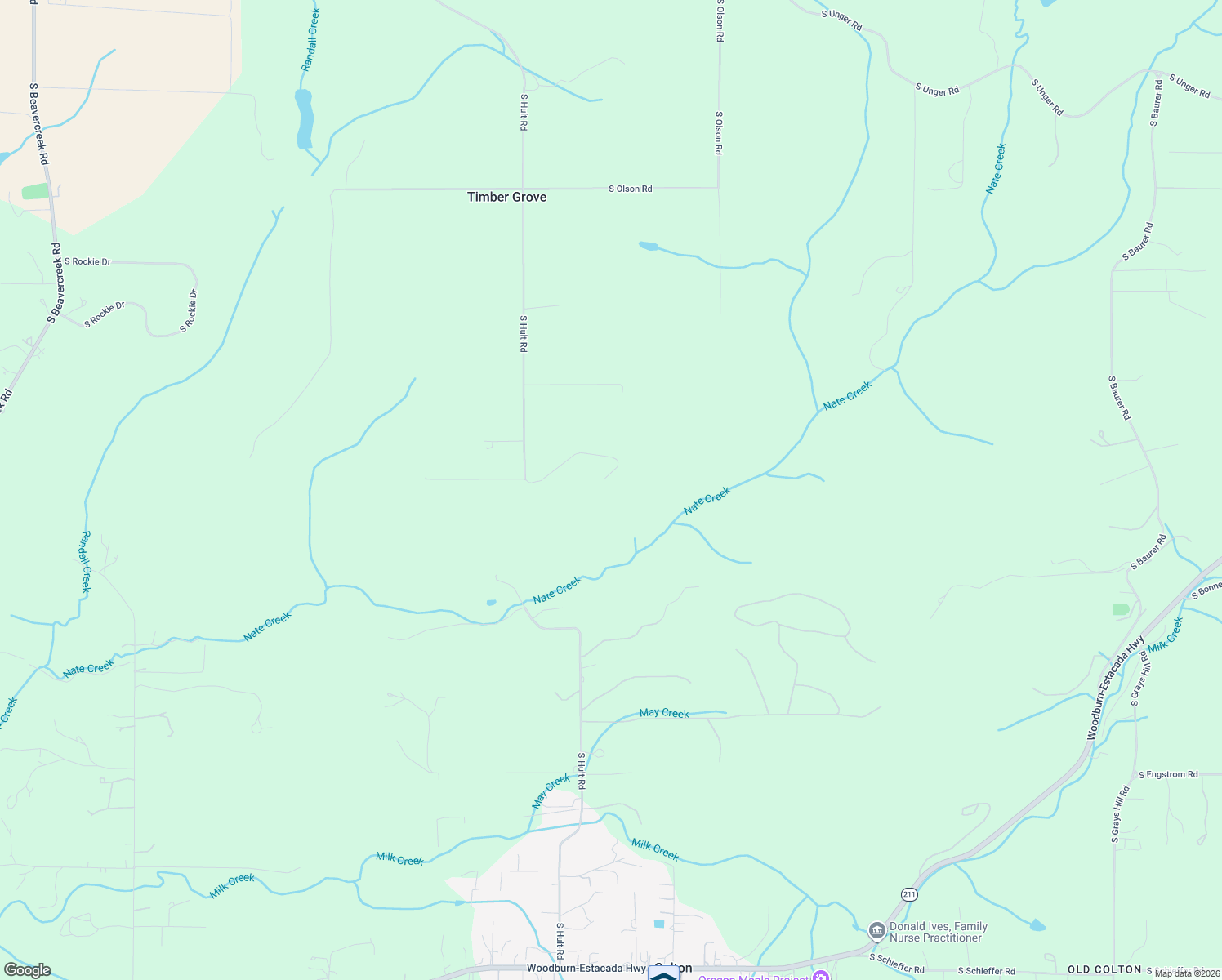 map of restaurants, bars, coffee shops, grocery stores, and more near South Hult Road in Beavercreek