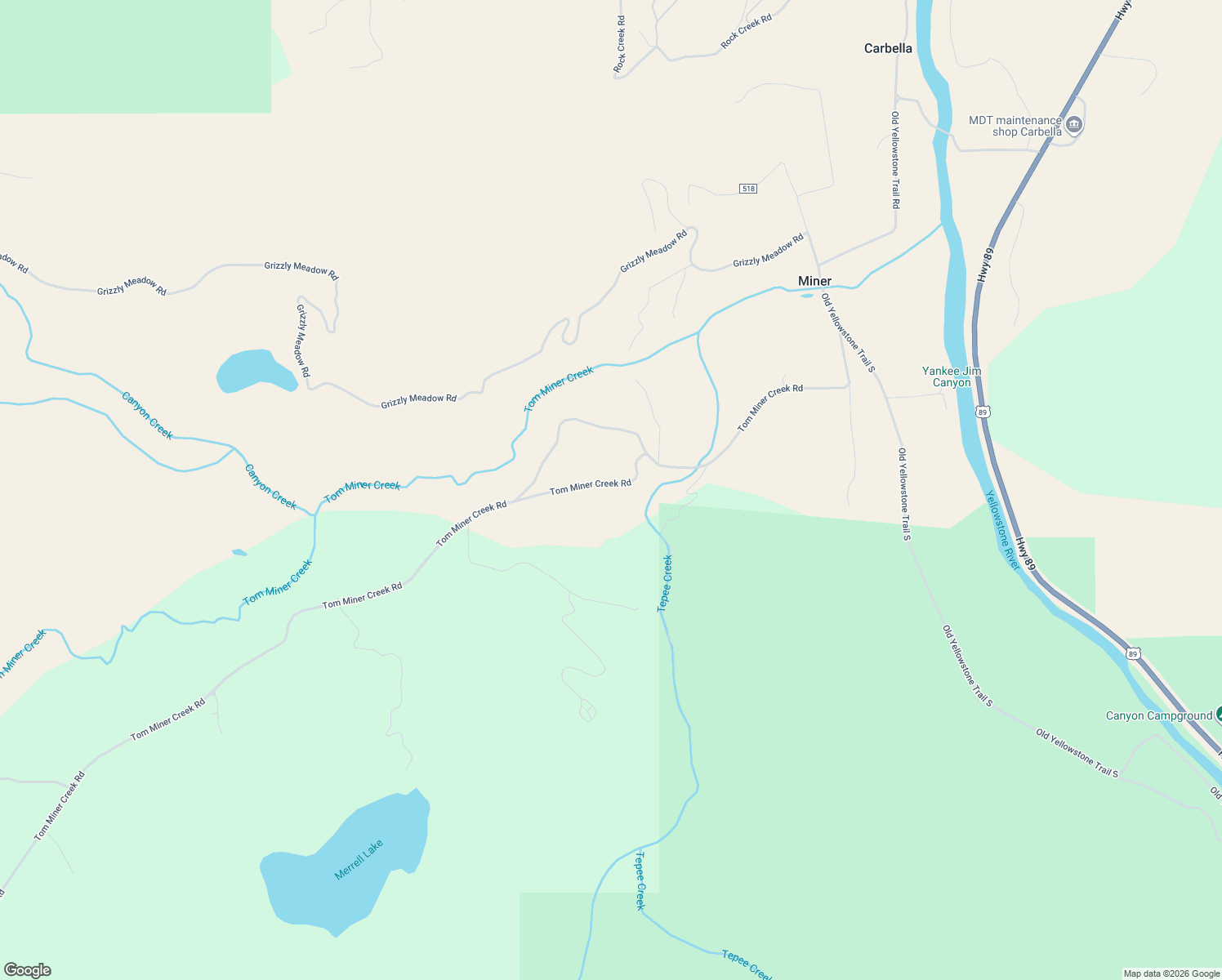 map of restaurants, bars, coffee shops, grocery stores, and more near 187 Tom Miner Creek Road in Emigrant