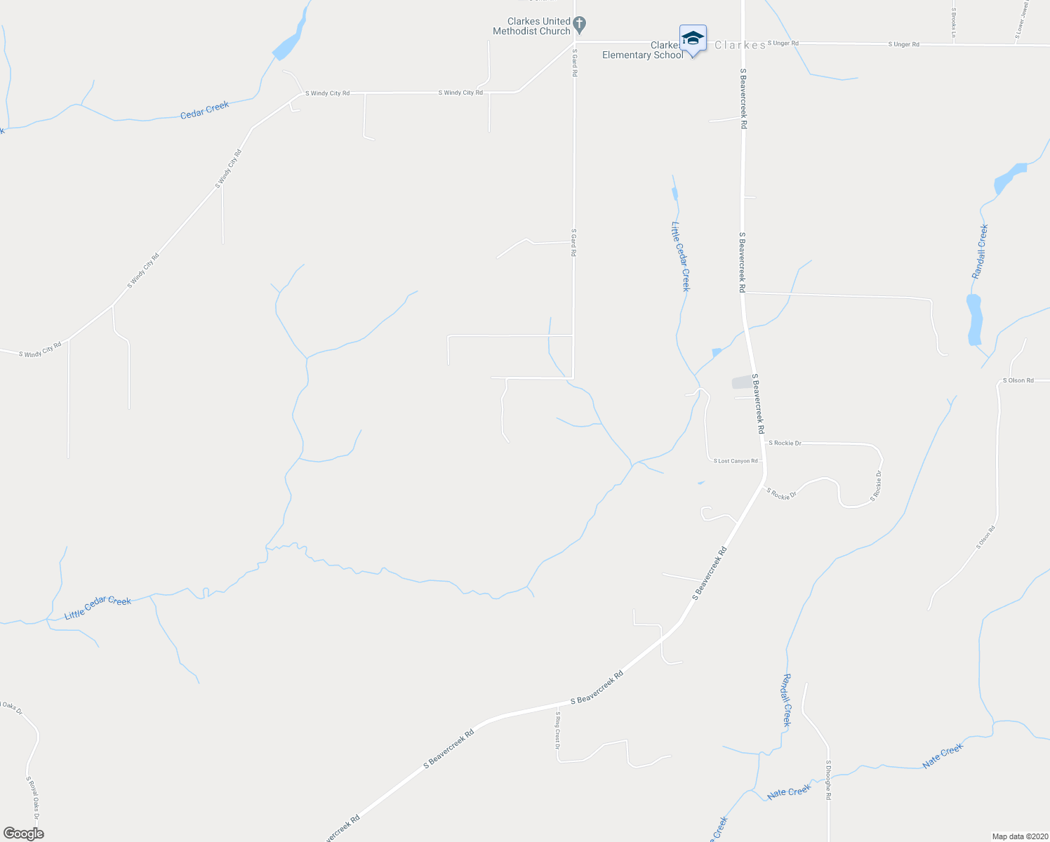 map of restaurants, bars, coffee shops, grocery stores, and more near 28003 South Gard Road in Mulino