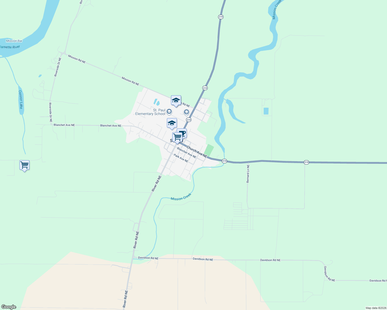 map of restaurants, bars, coffee shops, grocery stores, and more near 20216 4th Street Northeast in St. Paul