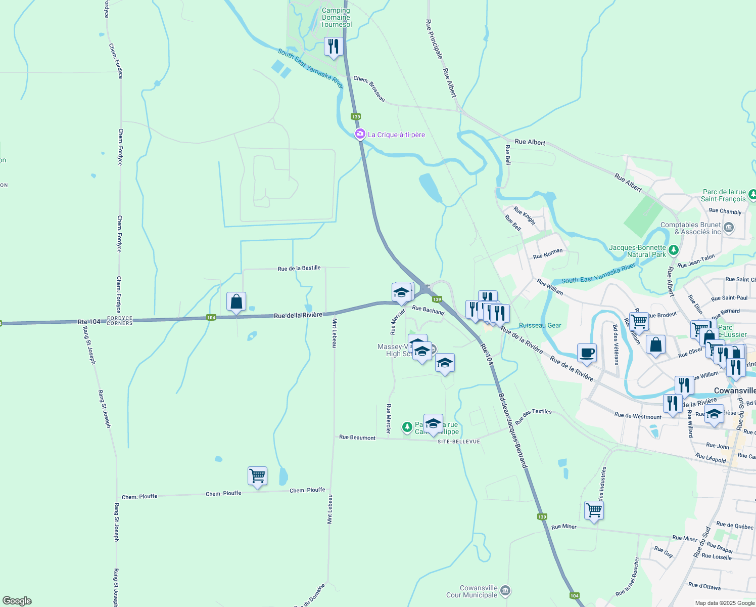 457 Rue de la Rivière, Cowansville QC Walk Score