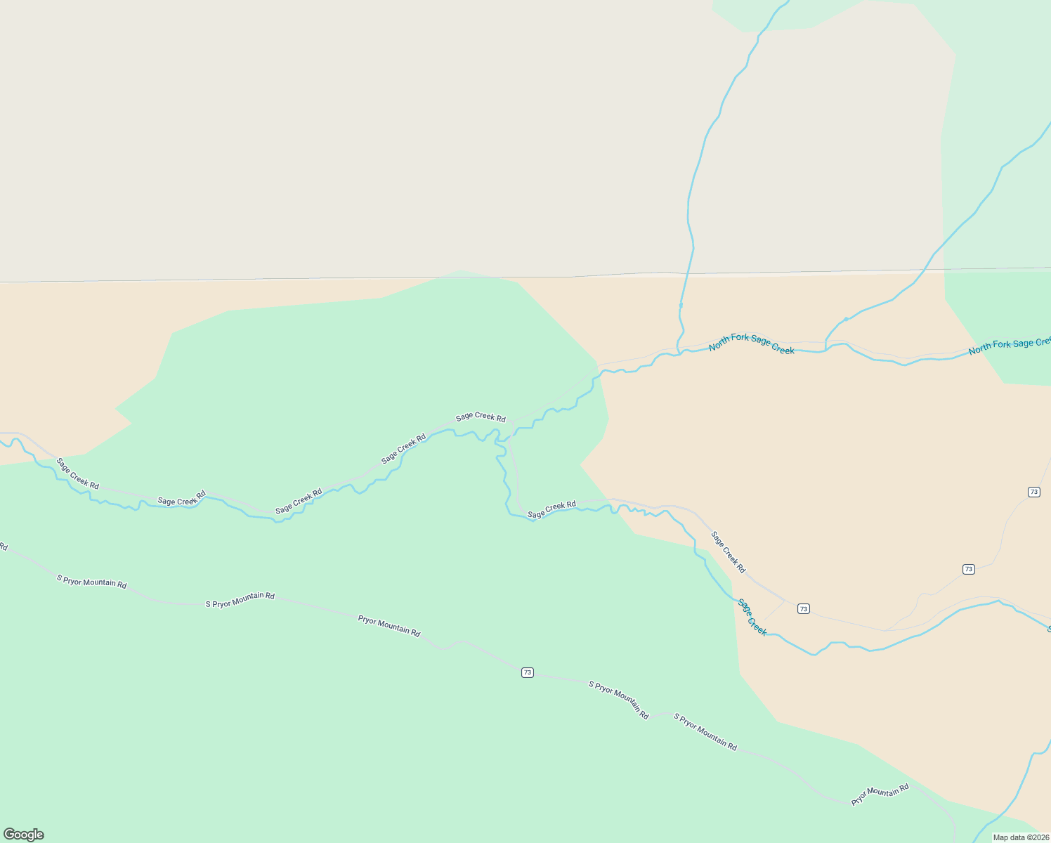 map of restaurants, bars, coffee shops, grocery stores, and more near South Fork Sage Creek Road in Bridger
