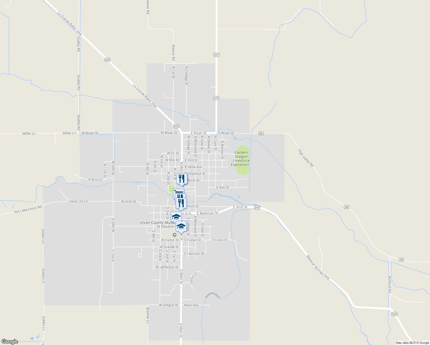 map of restaurants, bars, coffee shops, grocery stores, and more near 539 East Chestnut Street in Union