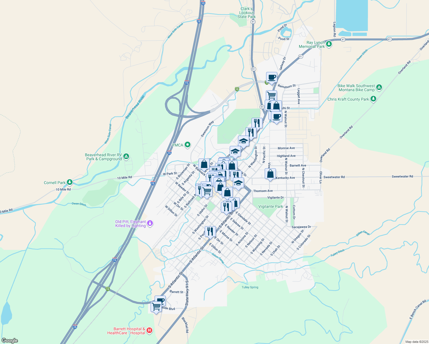 West Center Street, Dillon MT Walk Score