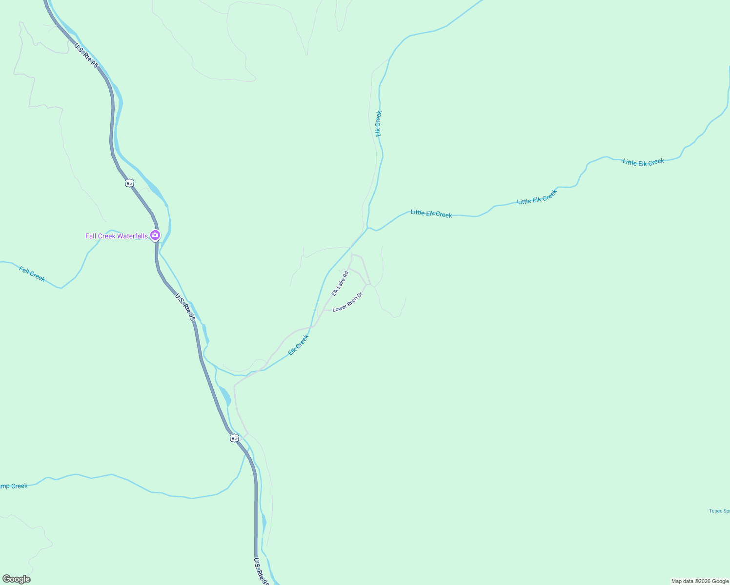map of restaurants, bars, coffee shops, grocery stores, and more near High Meadow Lane in New Meadows
