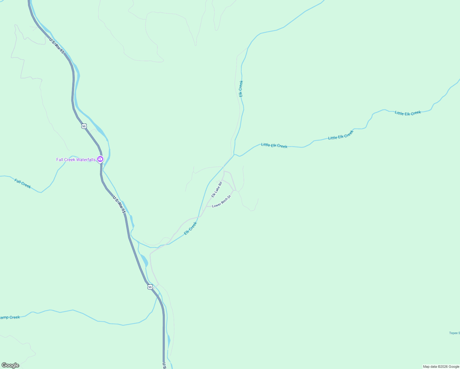 map of restaurants, bars, coffee shops, grocery stores, and more near High Meadow Lane in New Meadows