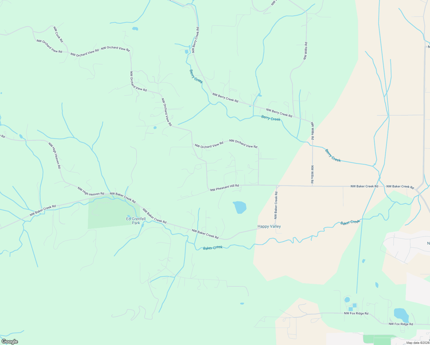 map of restaurants, bars, coffee shops, grocery stores, and more near 14490 Northwest Pheasant Hill Road in McMinnville