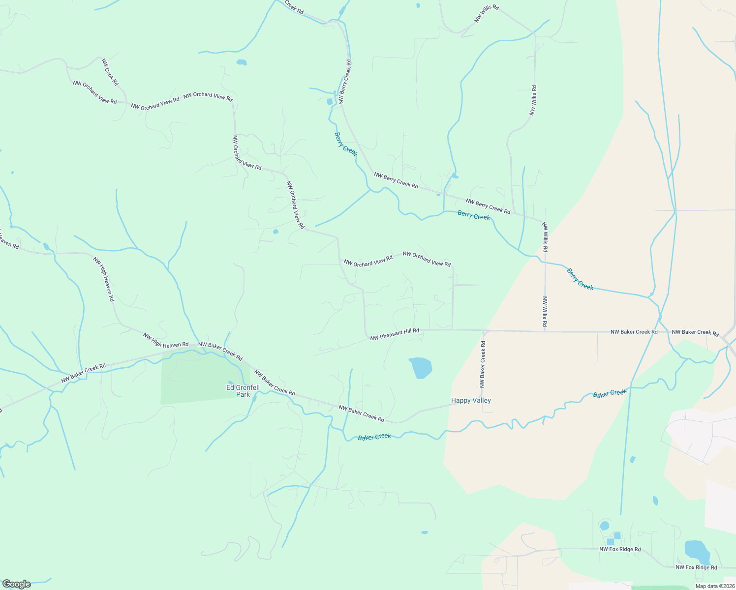 map of restaurants, bars, coffee shops, grocery stores, and more near 14490 Northwest Pheasant Hill Road in McMinnville