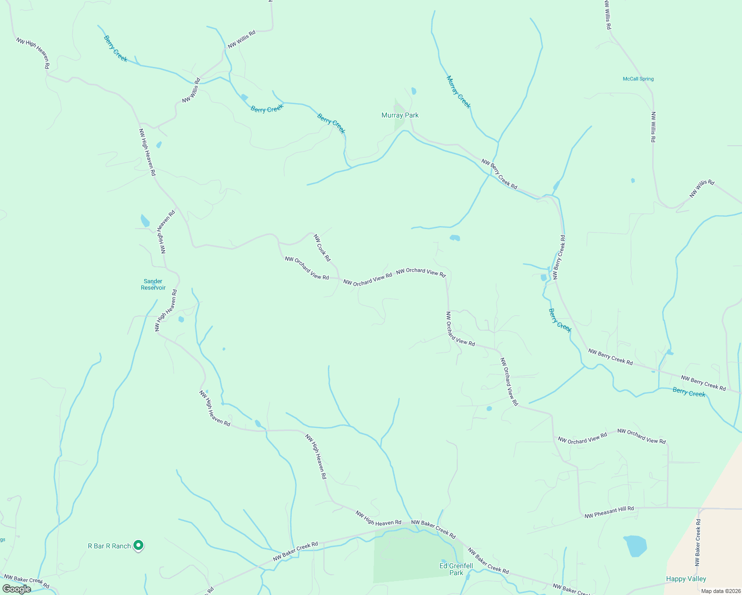map of restaurants, bars, coffee shops, grocery stores, and more near 16365 Northwest Orchard View Road in McMinnville