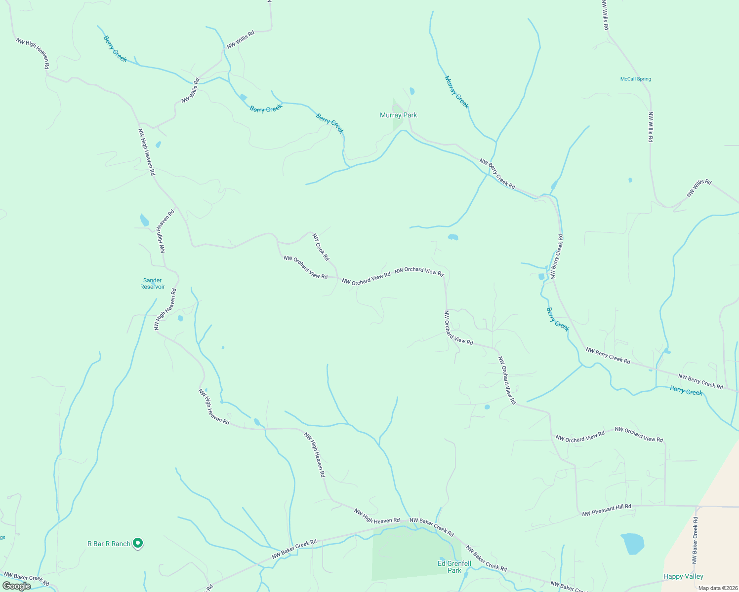 map of restaurants, bars, coffee shops, grocery stores, and more near 16365 Northwest Orchard View Road in McMinnville
