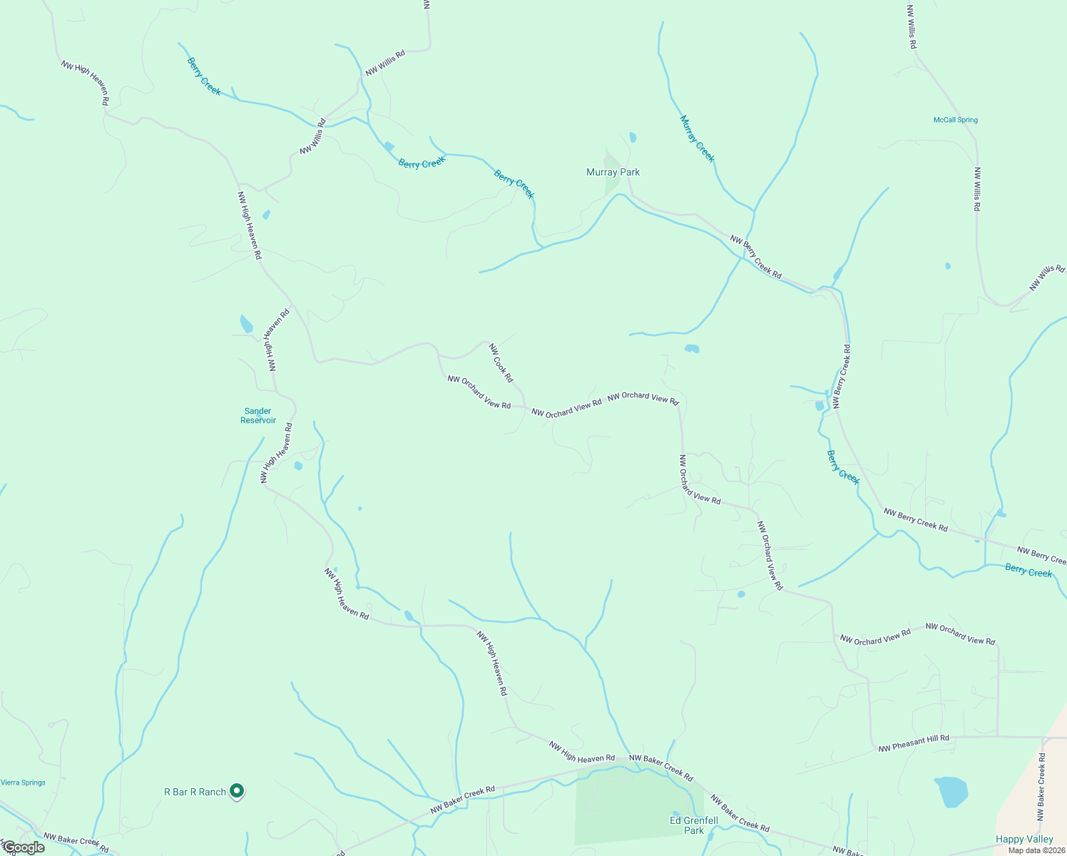 map of restaurants, bars, coffee shops, grocery stores, and more near 16365 Northwest Orchard View Road in McMinnville