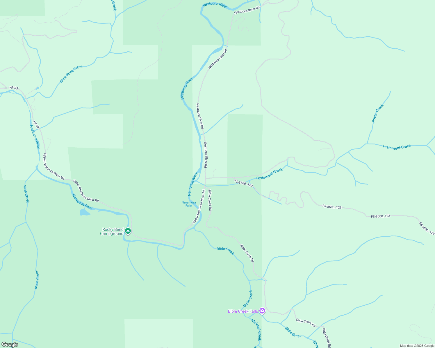 map of restaurants, bars, coffee shops, grocery stores, and more near 42520 Testament Creek Road in Beaver