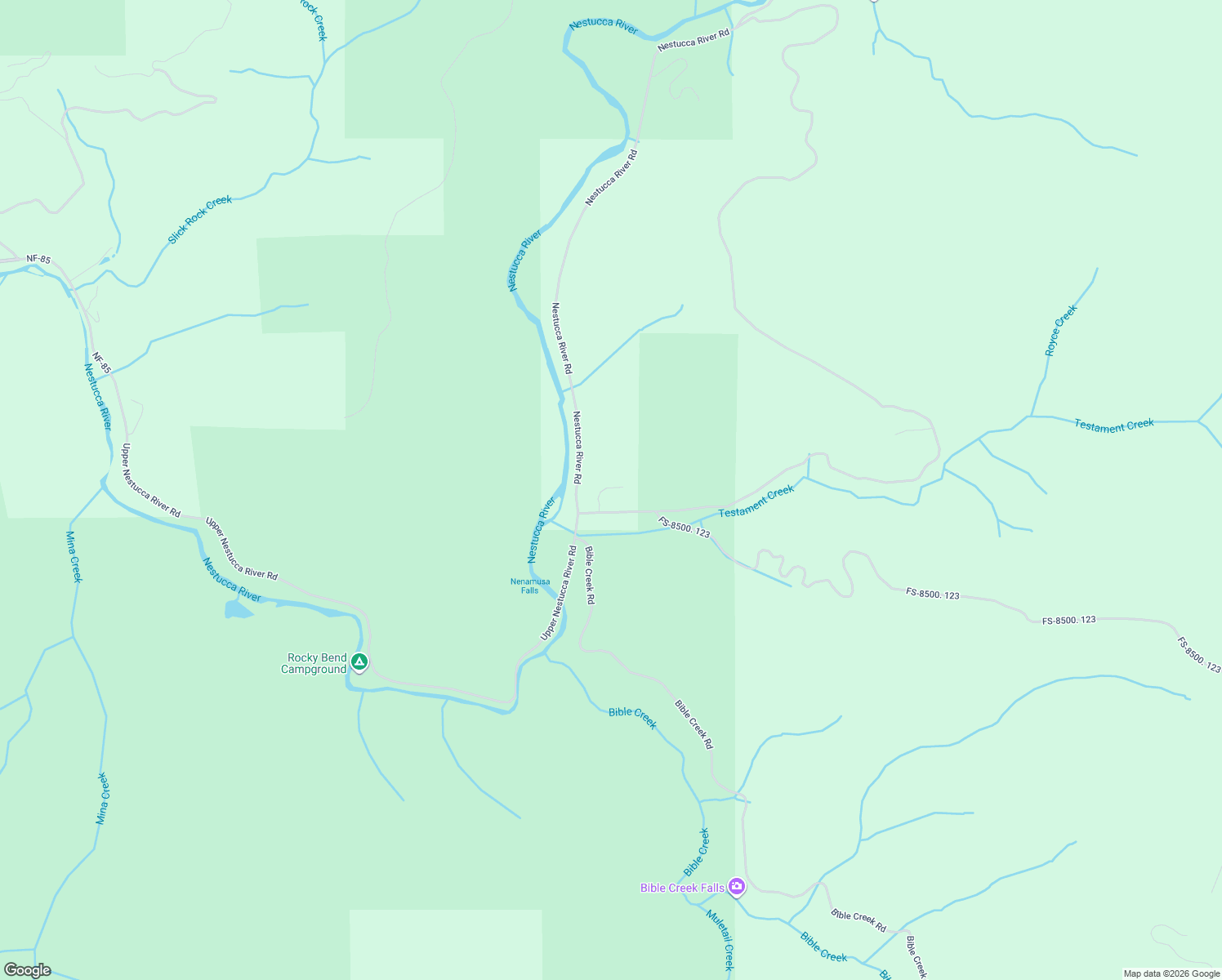 map of restaurants, bars, coffee shops, grocery stores, and more near 42520 Testament Creek Road in Beaver