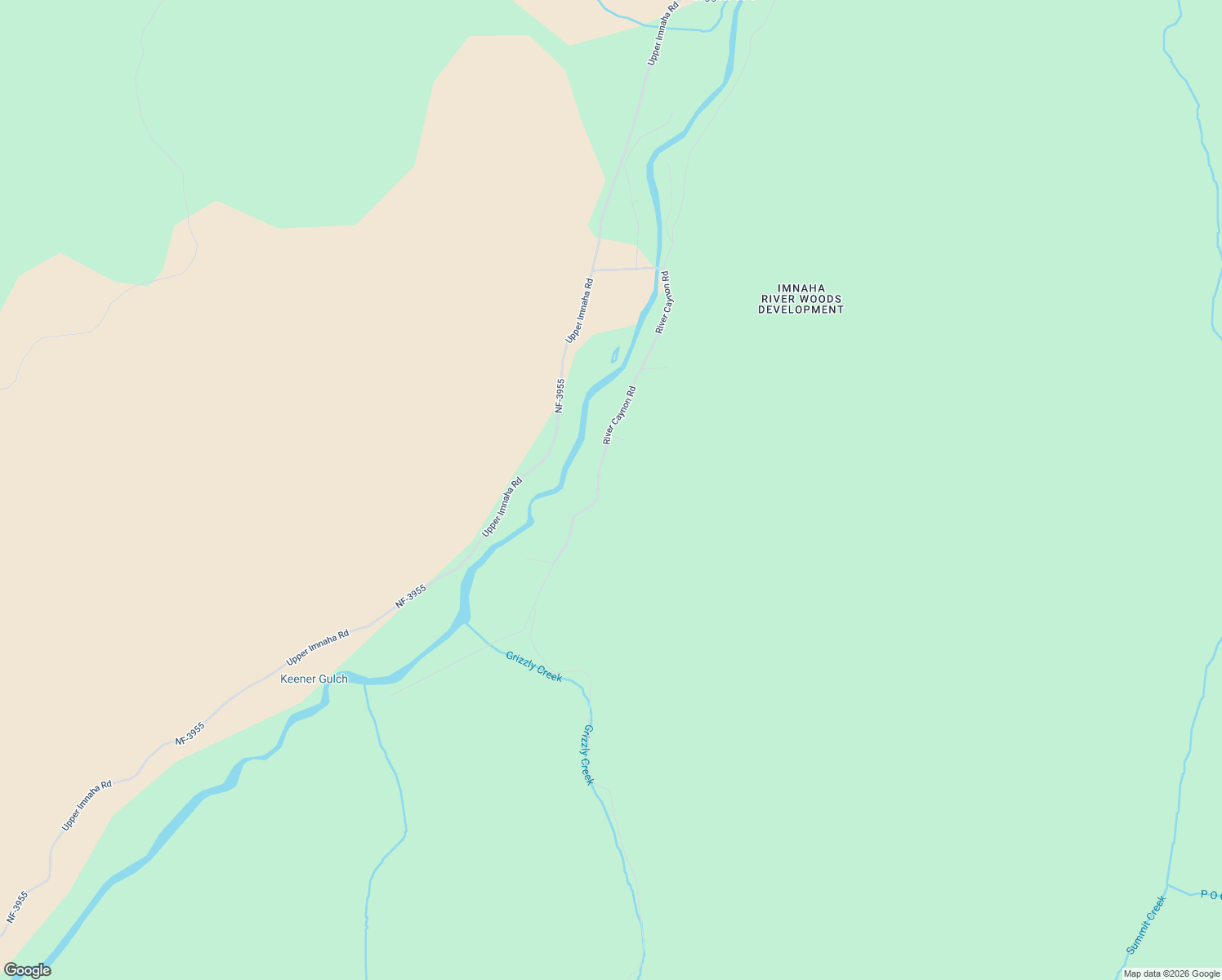 map of restaurants, bars, coffee shops, grocery stores, and more near 59877 River Canyon Road in Imnaha