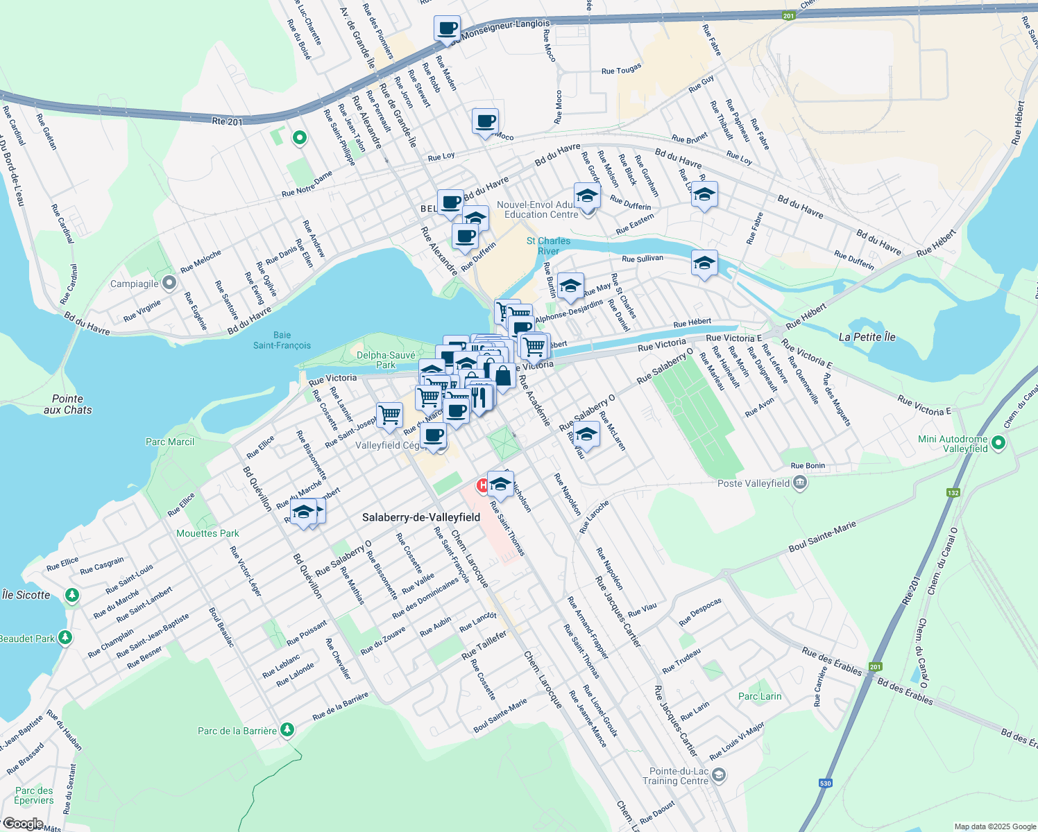78 Rue Saint Jean Baptiste, SalaberrydeValleyfield QC Walk Score