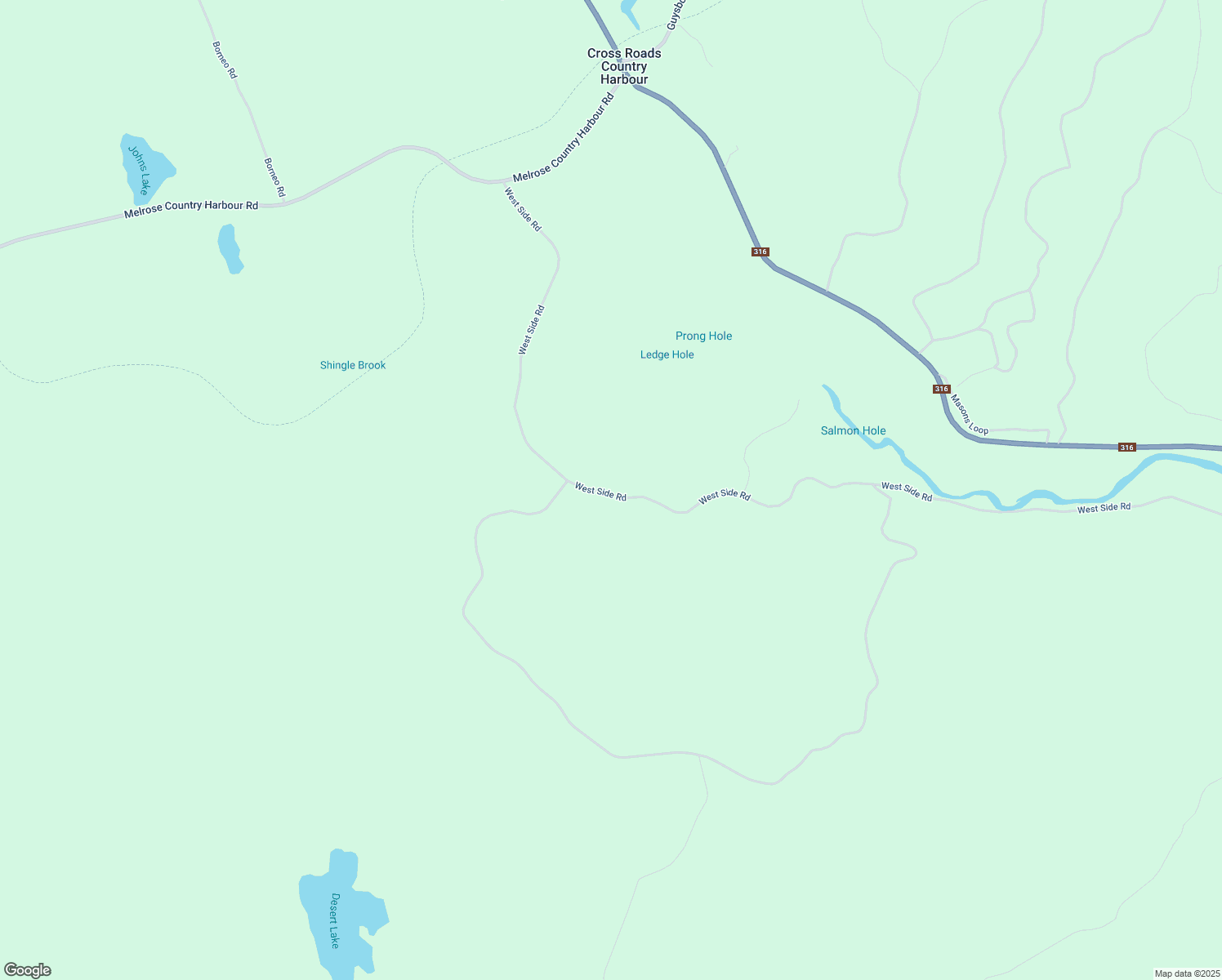 map of restaurants, bars, coffee shops, grocery stores, and more near West Side Road in Municipality of the District of Guysborough