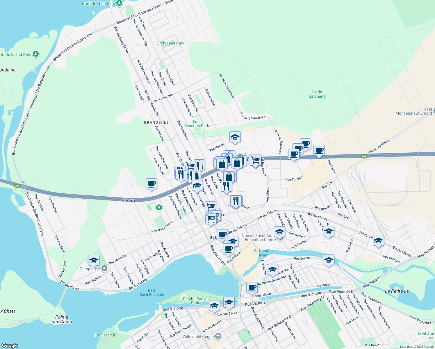 221 Rue Maden, SalaberrydeValleyfield QC Walk Score