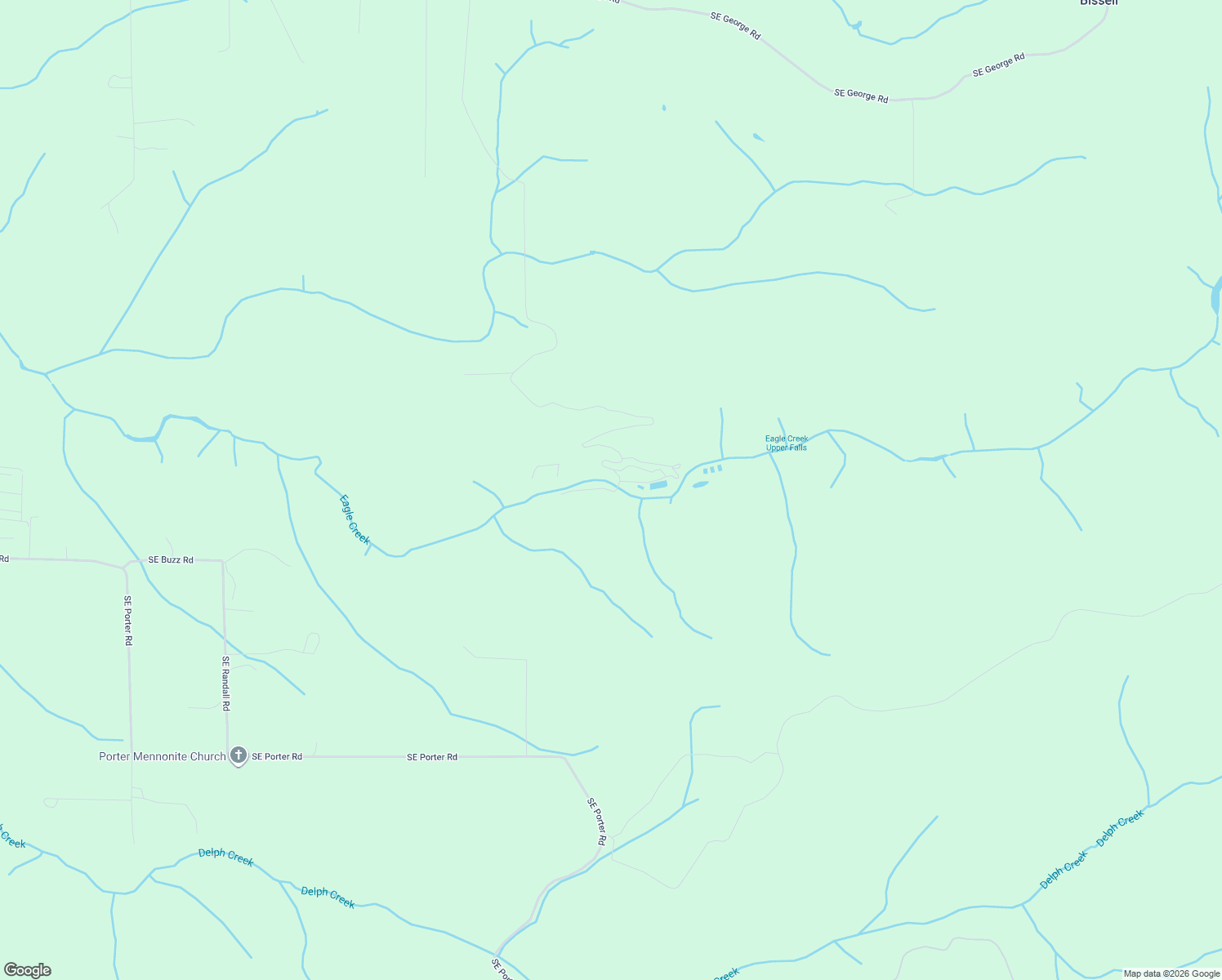 map of restaurants, bars, coffee shops, grocery stores, and more near 34295 Southeast Rainbow Road in Estacada