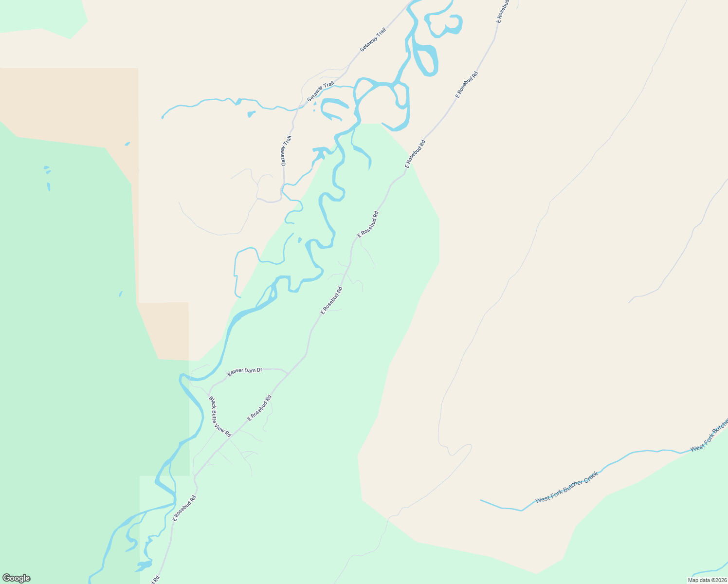 map of restaurants, bars, coffee shops, grocery stores, and more near 629 East Rosebud Road in Roscoe