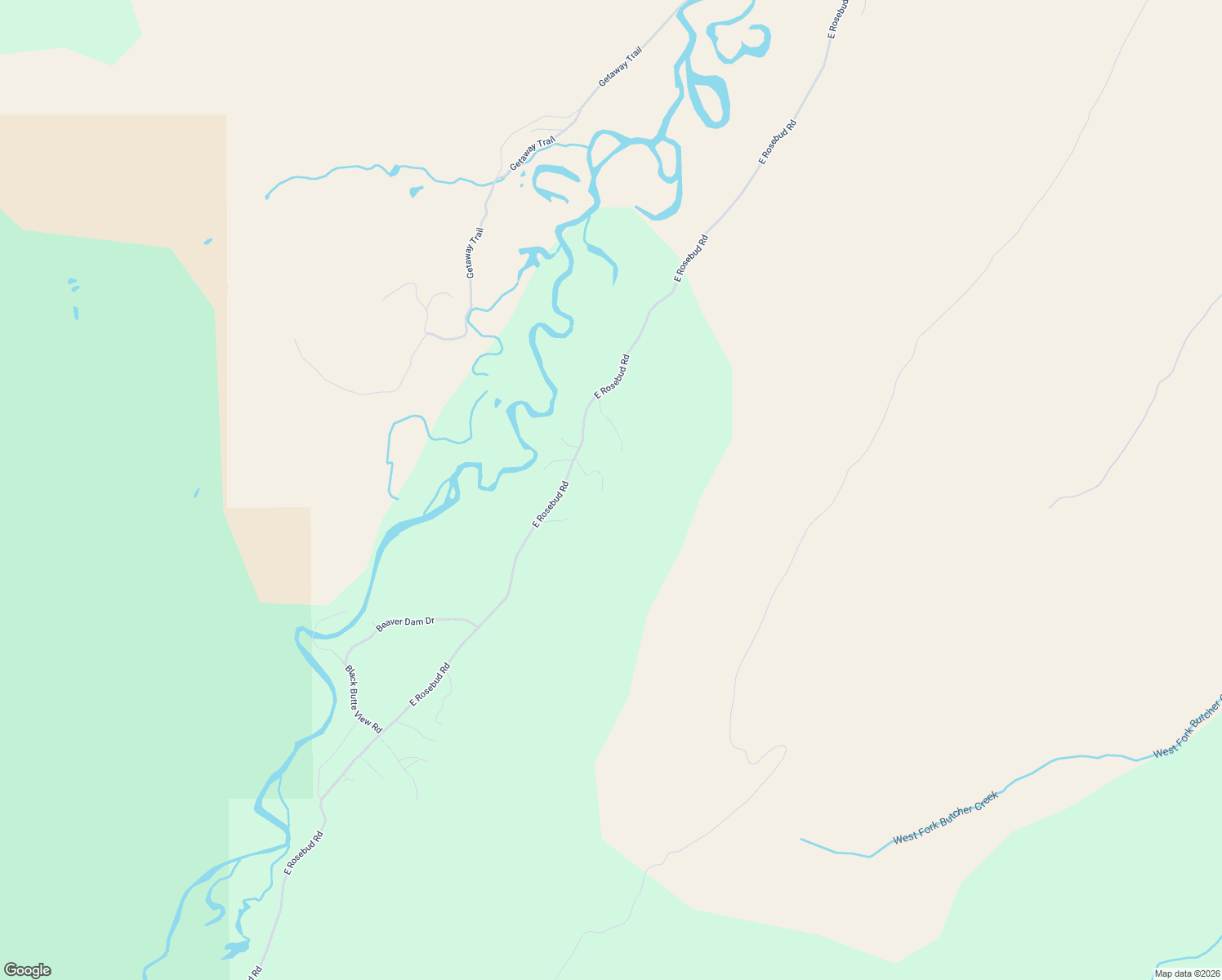 map of restaurants, bars, coffee shops, grocery stores, and more near 629 East Rosebud Road in Roscoe
