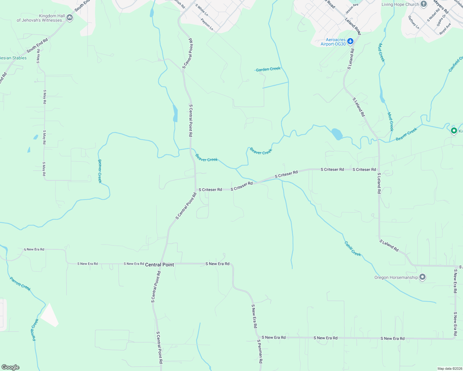 map of restaurants, bars, coffee shops, grocery stores, and more near 11999 South Criteser Road in Oregon City