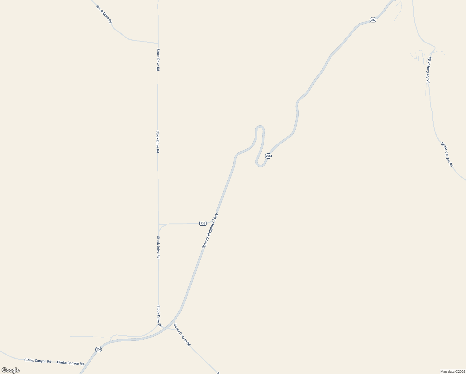 map of restaurants, bars, coffee shops, grocery stores, and more near 60111 Stock Drive Road in Heppner