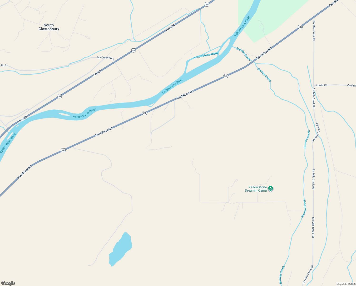 map of restaurants, bars, coffee shops, grocery stores, and more near 682 East River Road in Pray