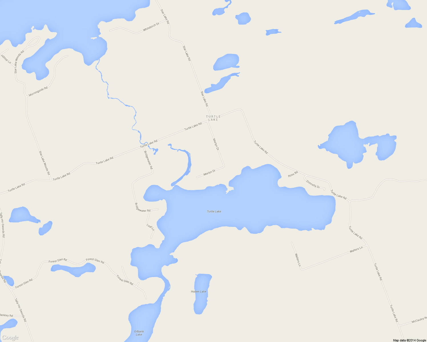 map of restaurants, bars, coffee shops, grocery stores, and more near 55 Marlyn Drive in Rosseau