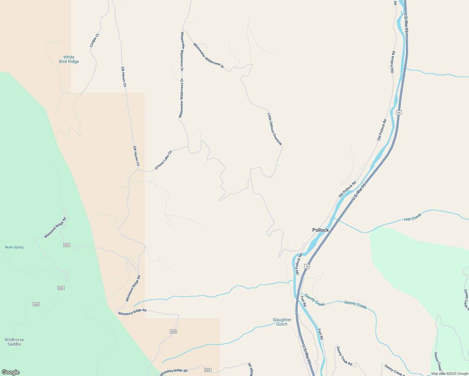 map of restaurants, bars, coffee shops, grocery stores, and more near 329 Whitewater Wildn Drive in Pollock