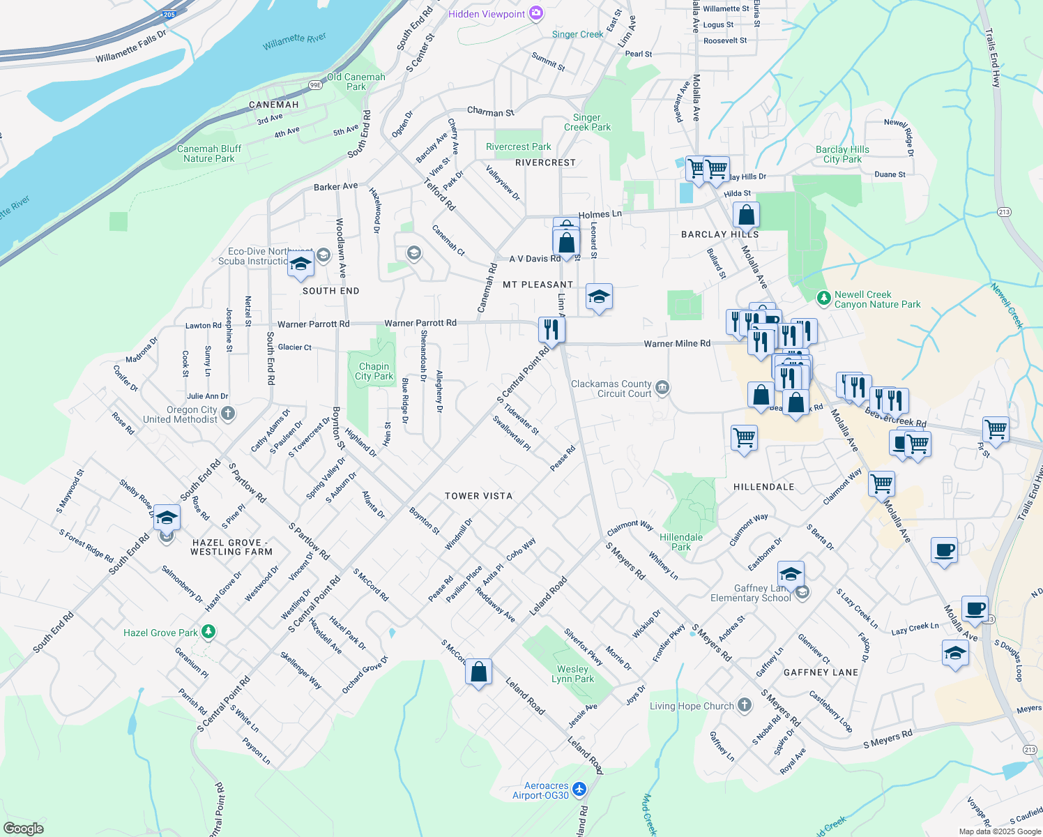 Tidewater Street, Oregon City OR Walk Score