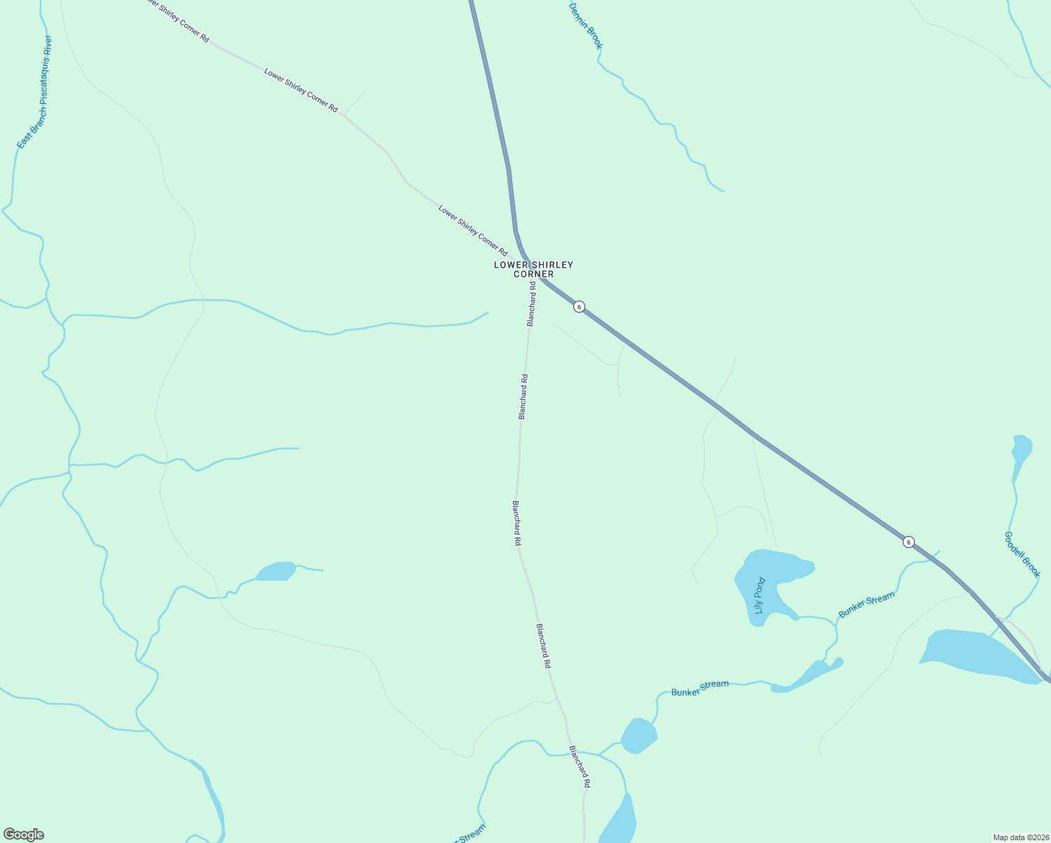 map of restaurants, bars, coffee shops, grocery stores, and more near 30 Blanchard Road in Shirley