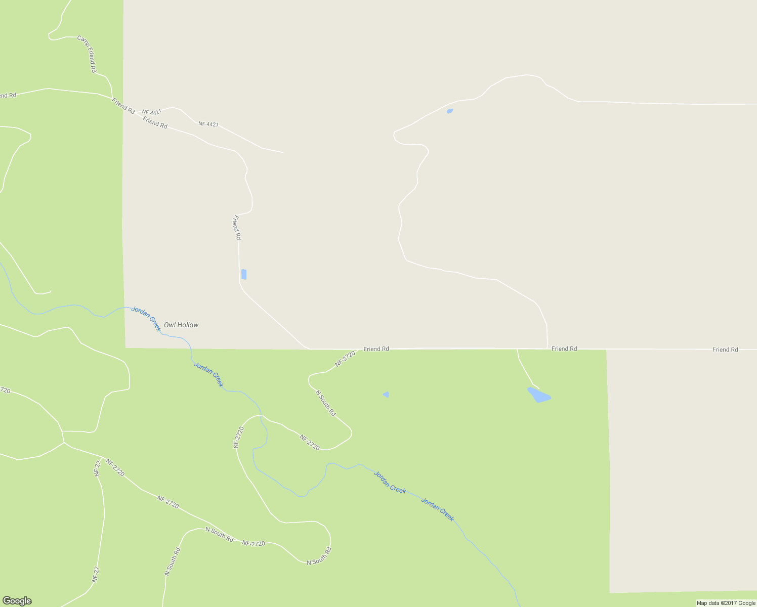 map of restaurants, bars, coffee shops, grocery stores, and more near 78669 Friend Road in Dufur