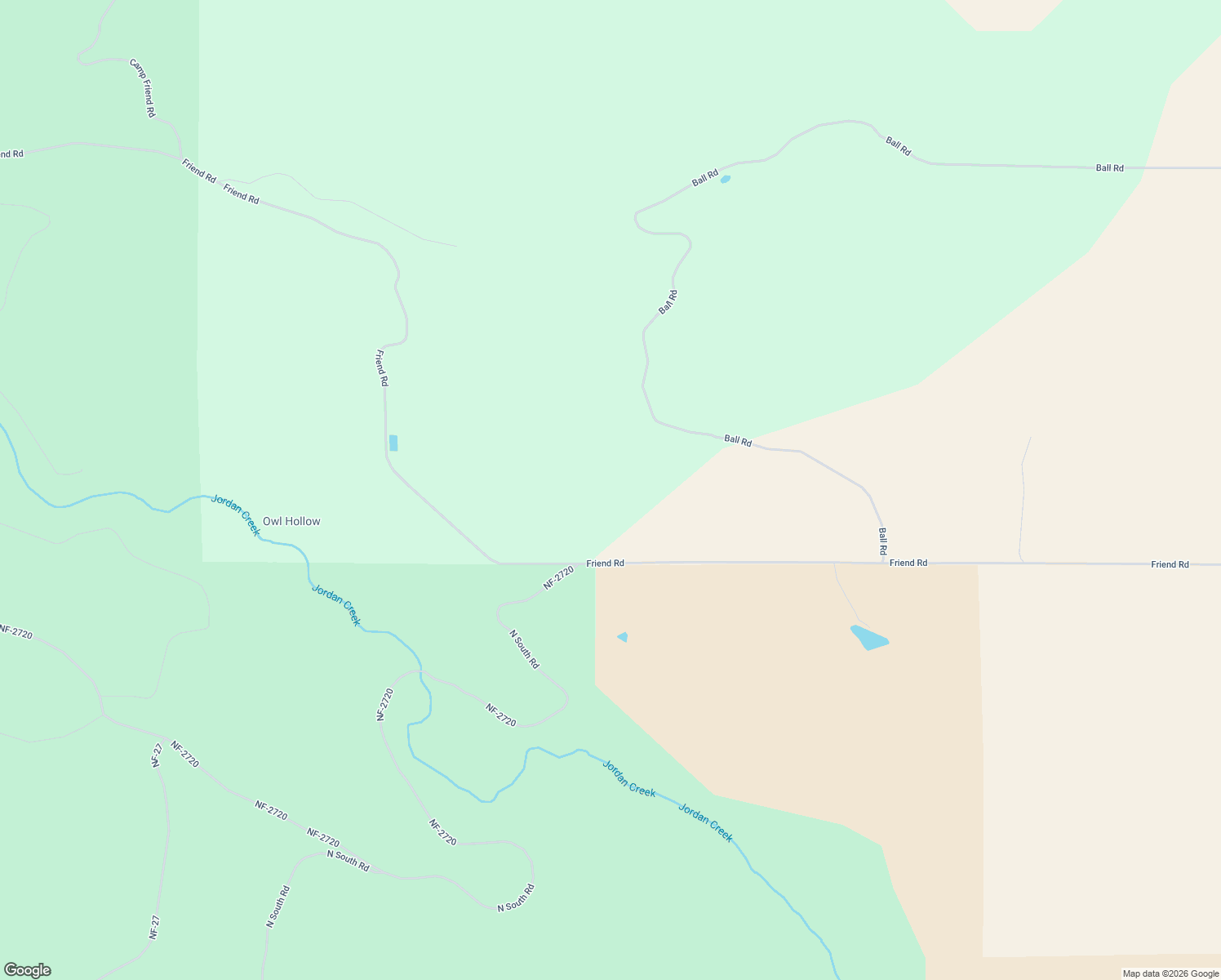 map of restaurants, bars, coffee shops, grocery stores, and more near 78669 Friend Road in Dufur