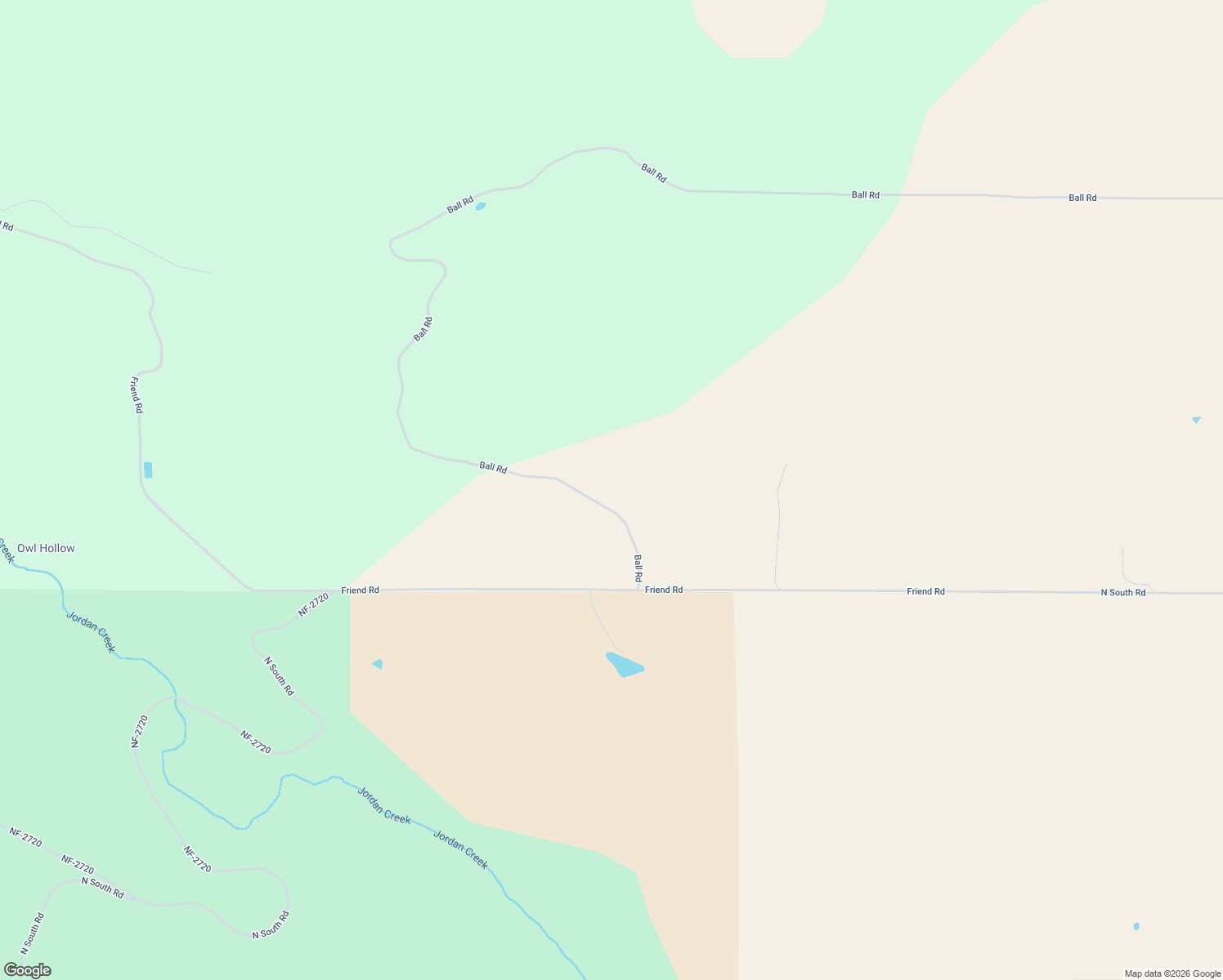 map of restaurants, bars, coffee shops, grocery stores, and more near 78809 Friend Road in Dufur