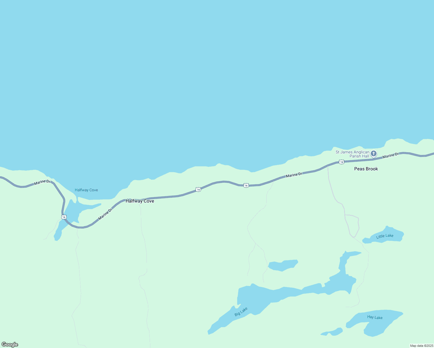 map of restaurants, bars, coffee shops, grocery stores, and more near 41 NEU-TOWN Lane in Guysborough