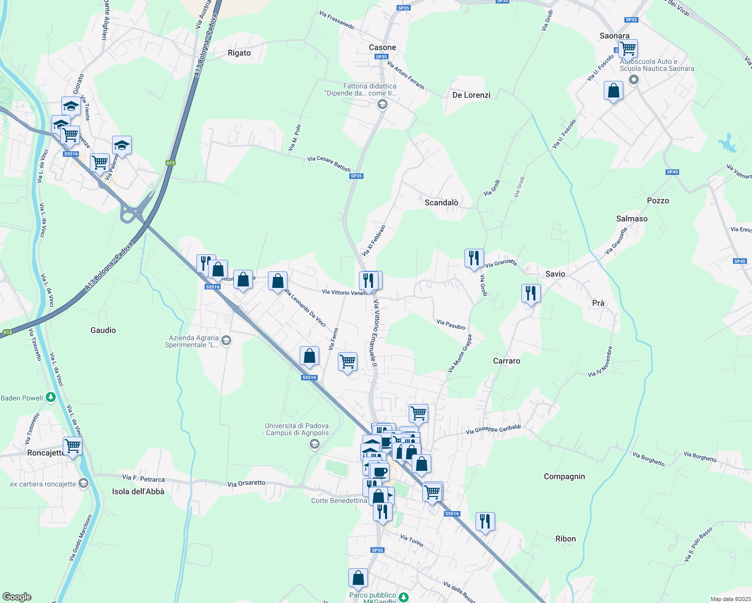 map of restaurants, bars, coffee shops, grocery stores, and more near in 