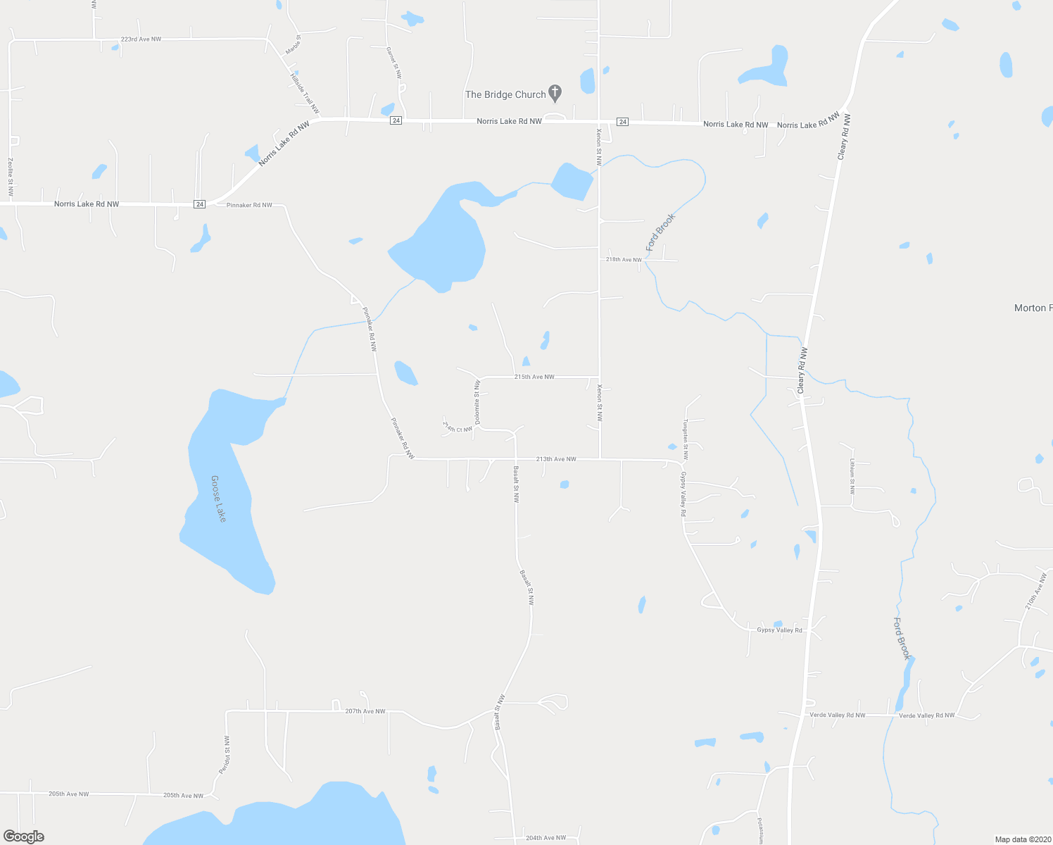 map of restaurants, bars, coffee shops, grocery stores, and more near 6603 214th Avenue Northwest in Elk River