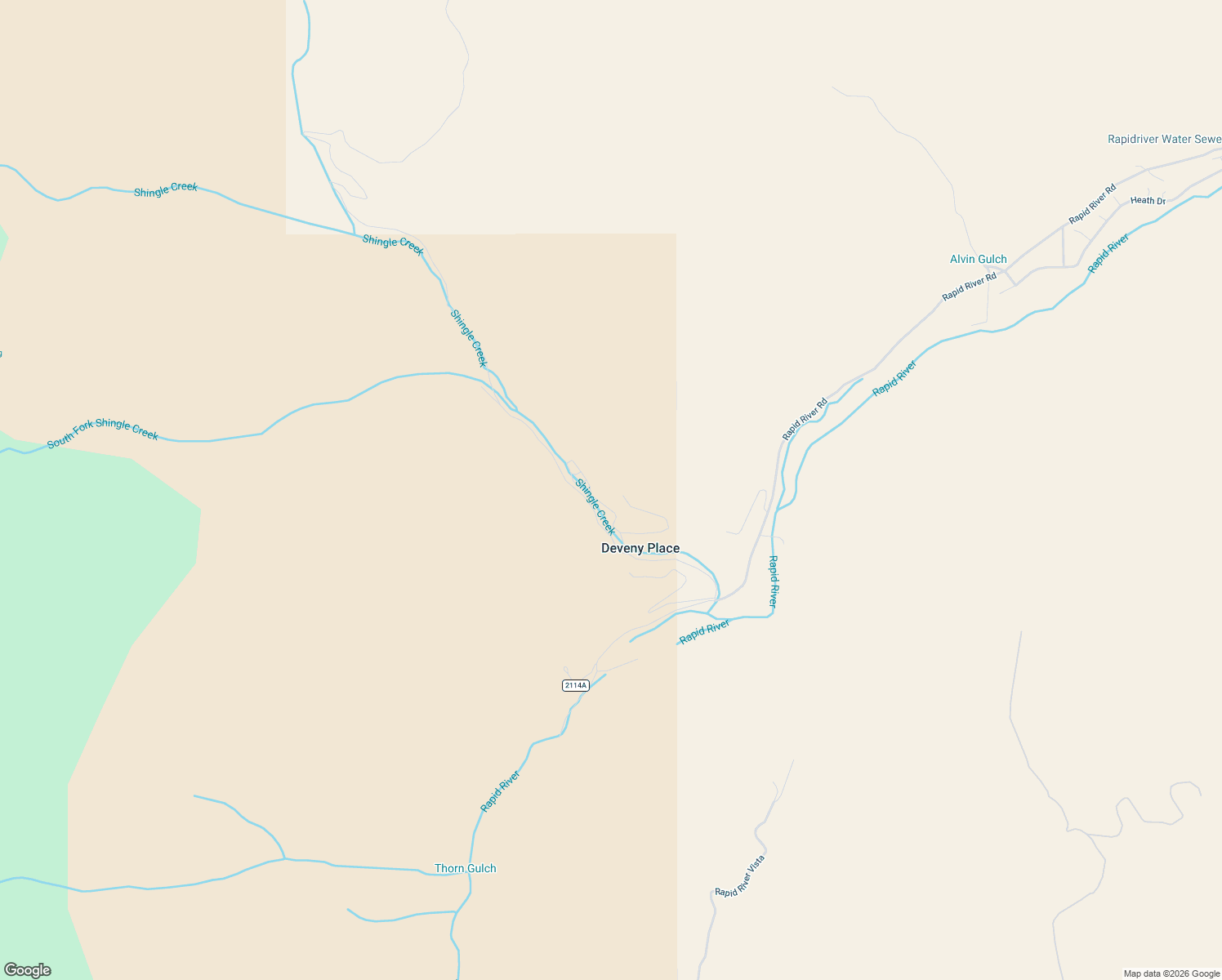 map of restaurants, bars, coffee shops, grocery stores, and more near 158 East Shingle Creek Road in Riggins