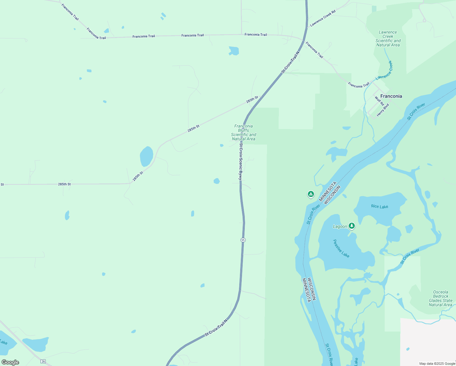 28500 Saint Croix Trail, Shafer MN Walk Score