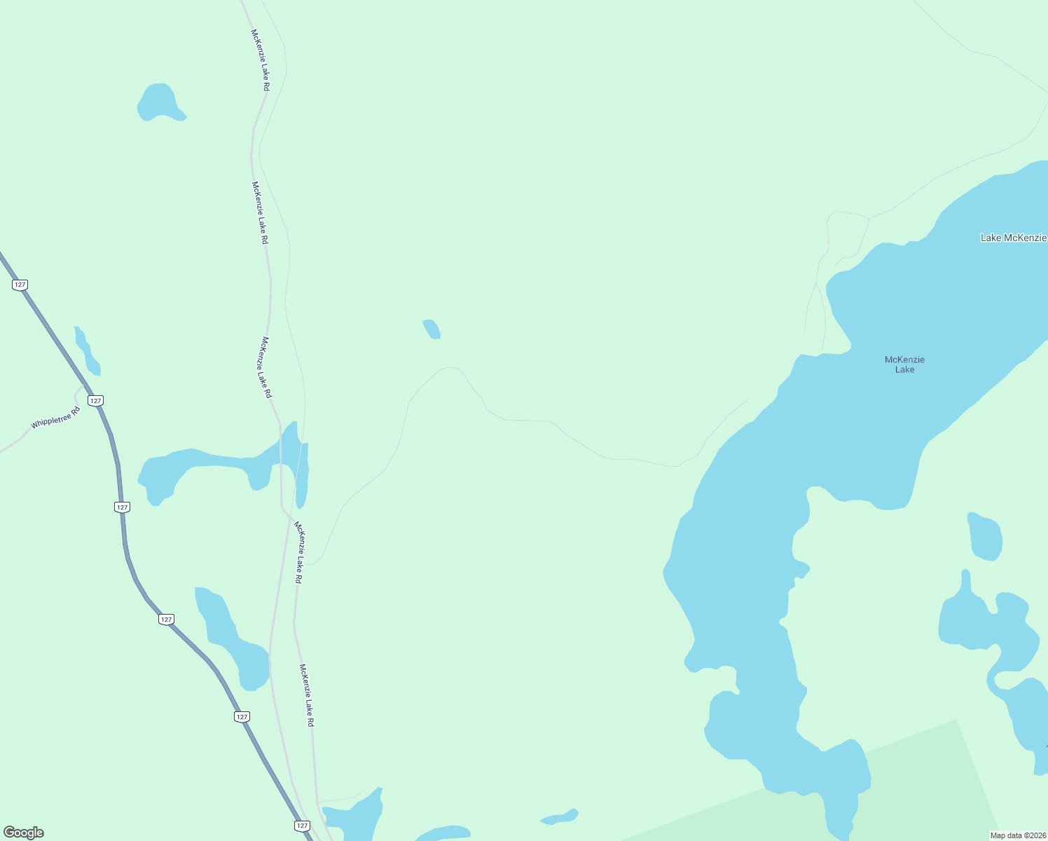 map of restaurants, bars, coffee shops, grocery stores, and more near South McKenzie Lake Road in Nipissing District