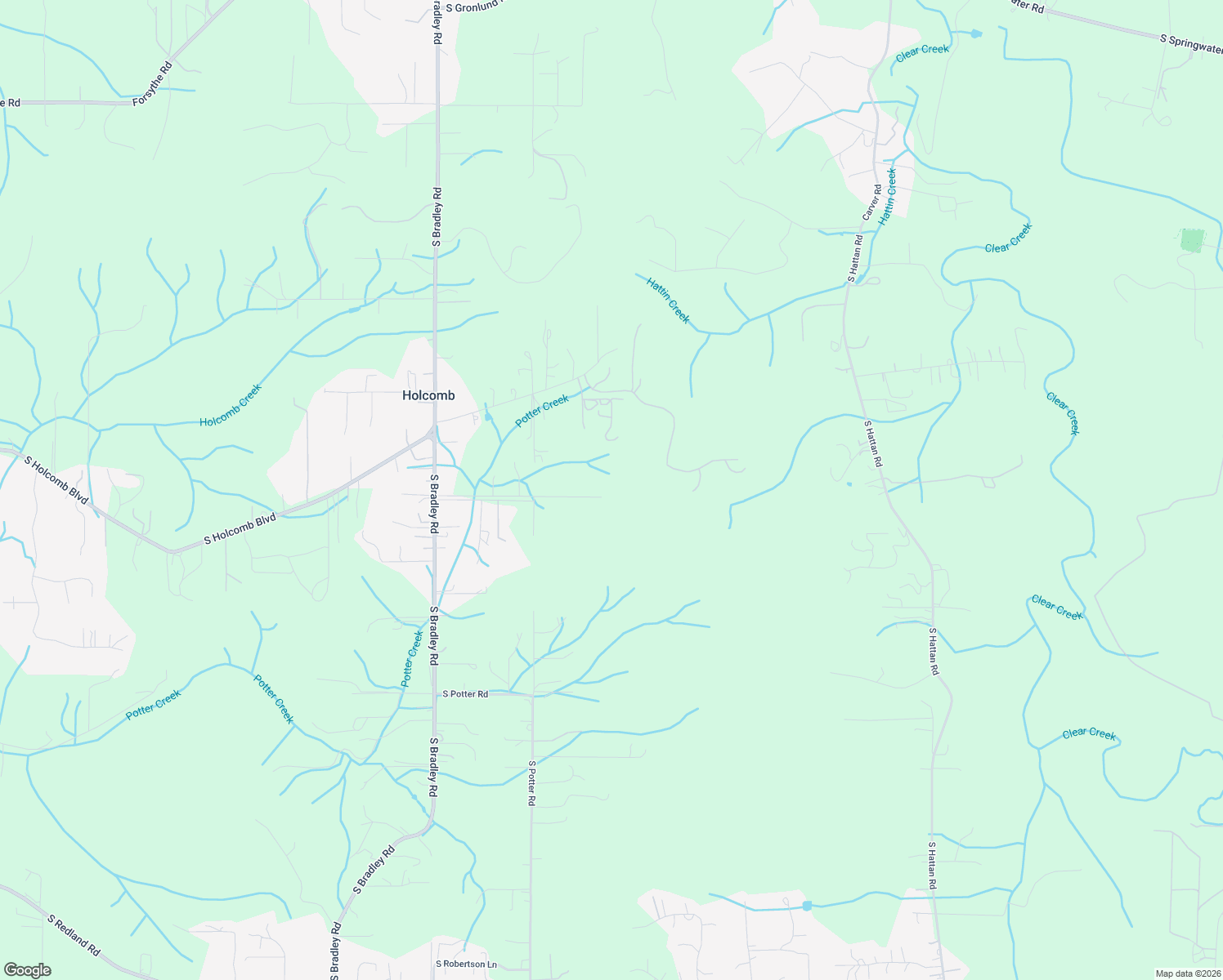 map of restaurants, bars, coffee shops, grocery stores, and more near 16490 South Bradley Road in Oregon City