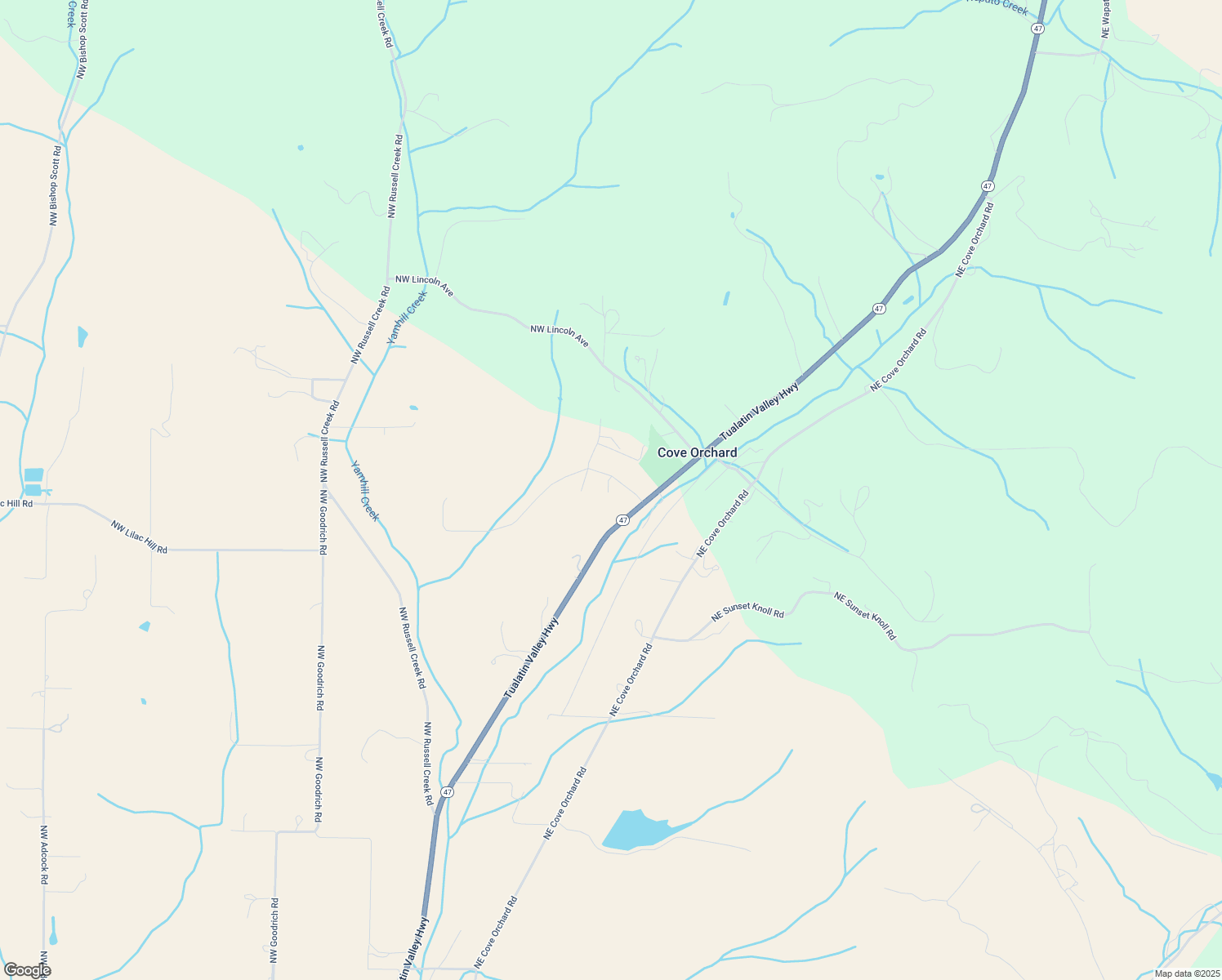 map of restaurants, bars, coffee shops, grocery stores, and more near 4337 Northwest McLoughlin Drive in Yamhill