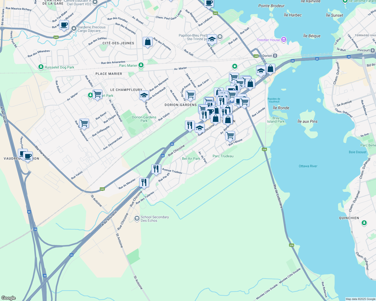 575 Rue PieXII, VaudreuilDorion QC Walk Score